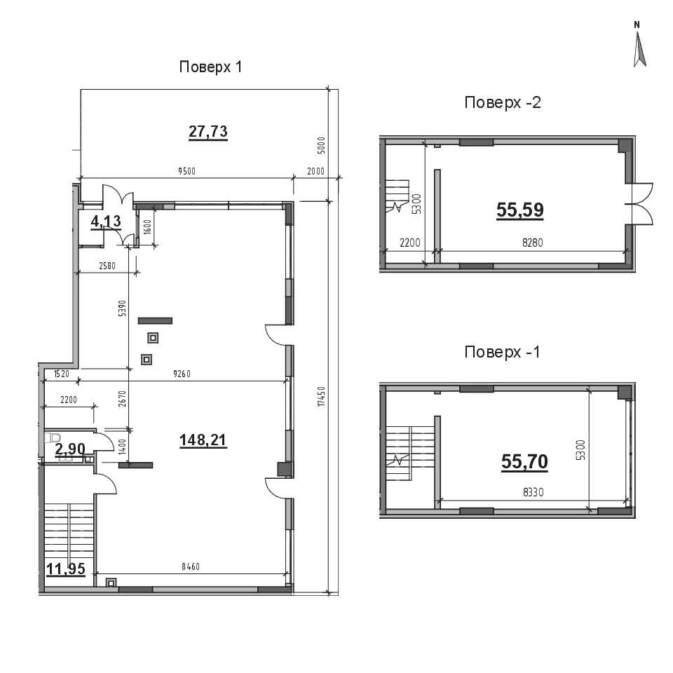ЖК Nordica Residence: планування приміщення площею 306.21 м<sup>2</sup>