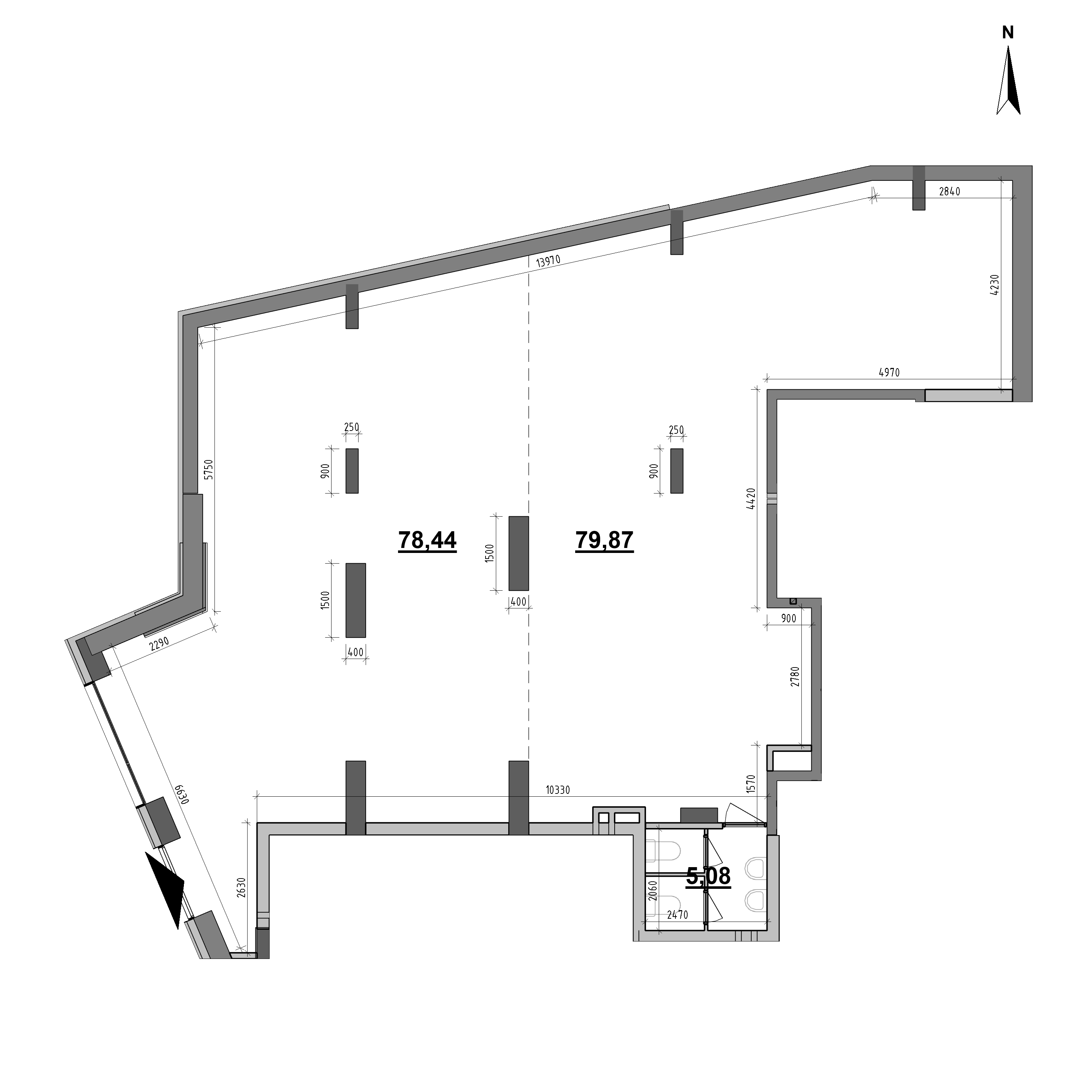 ЖК Maxima Residence: планування приміщення площею 163.38 м<sup>2</sup>
