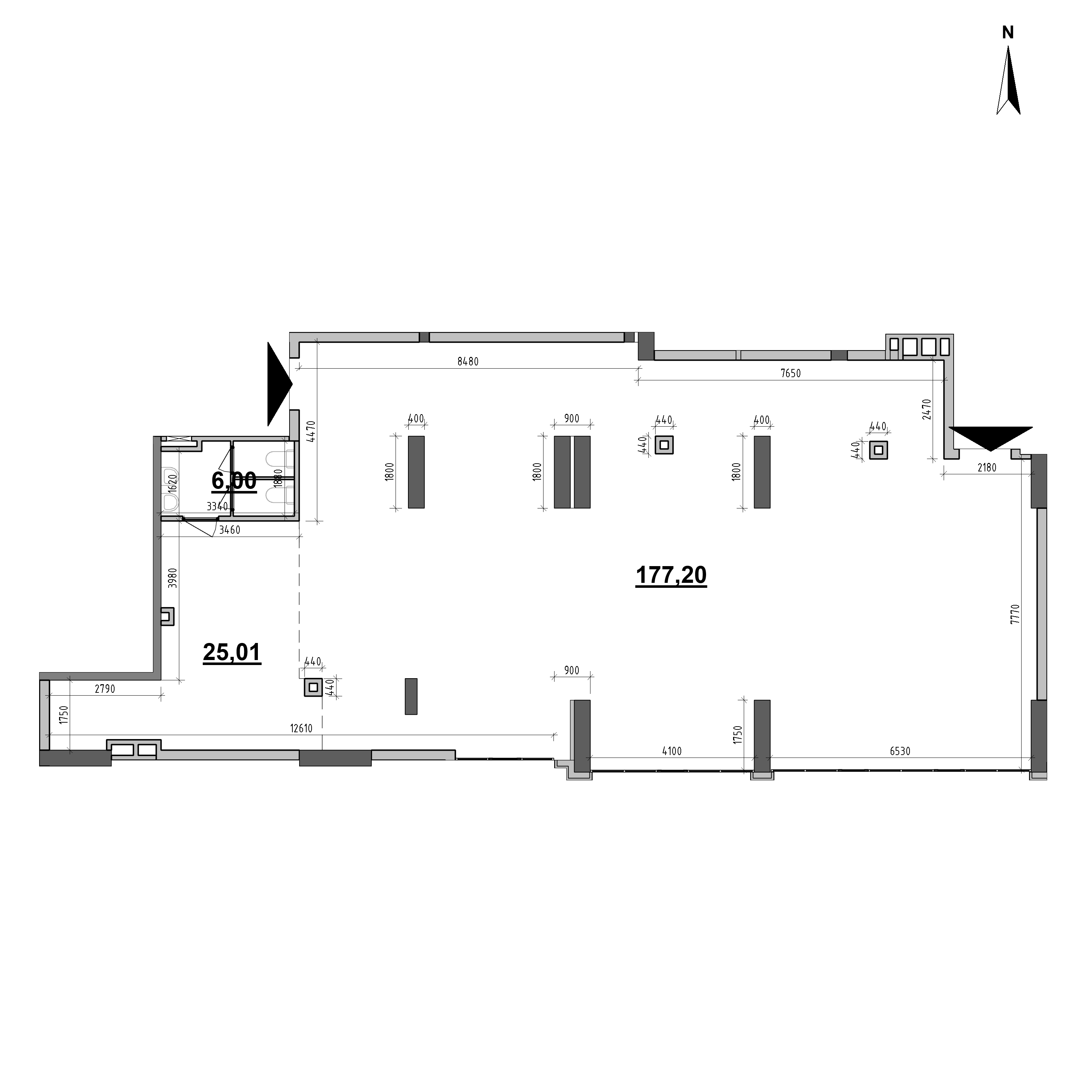 ЖК Maxima Residence: планування приміщення площею 208.21 м<sup>2</sup>