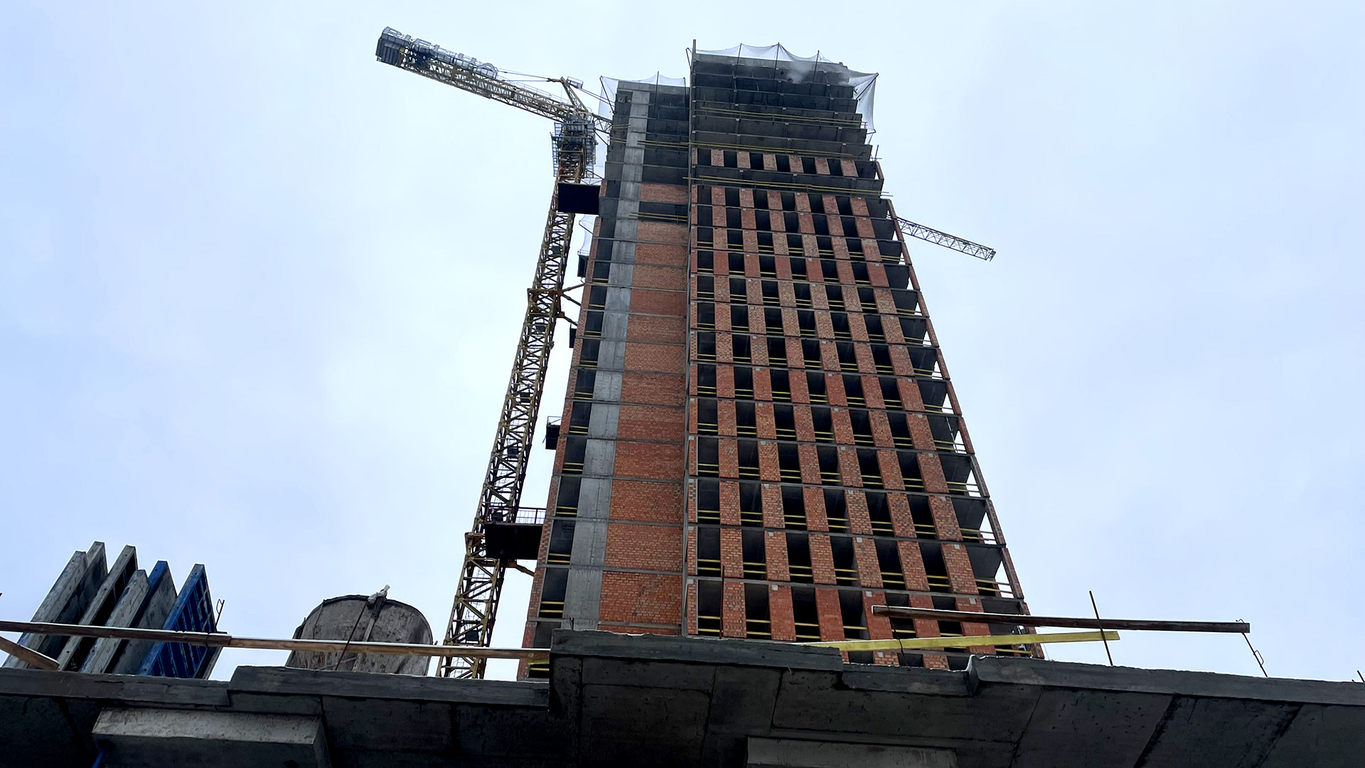 ЖК Nordica Residence: у першому будинку завершили монолітні роботи