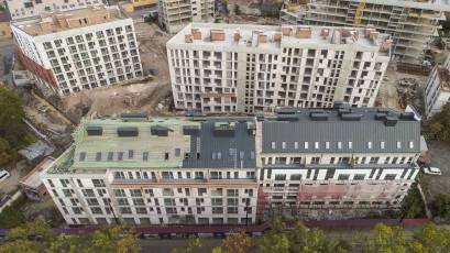 Mistechko Pidzamche RC: in the second stage in B-1 section of Novyi Fort complex, the facade decoration is in progress