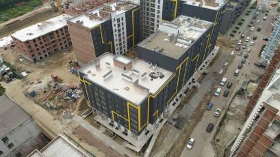 Shengen RC: in section 3.1 of the first stage, insulation and finishing of the façade has been completed