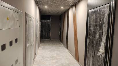 ЖК Nordica Residence: у першому будинку завершено облаштування стелі «Грильята»