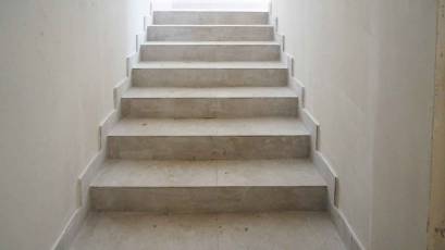 America RC: in the first and second sections of the V-2 house, the finishing of staircase is in progress