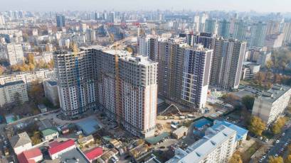 Оk`Land RC: in the second section of house No.1, a vertical of 26 floors is performed