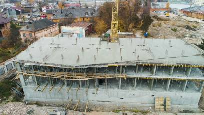 Mistechko Pidzamche RC: in 10.1 section of the fifth stage of Vezha complex, the floor slab of the second floor is cast