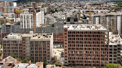 Update from the construction site of the Velyka Brytaniia Residential Complex