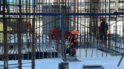 ЖК Maxima Residence: в другій секції триває зведення третього поверху
