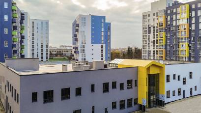 Сучасна школа та дитсадок у Riel City: хід будівництва