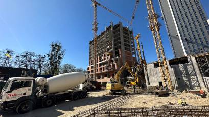 ЖК Nordica Residence: в другому будинку виконали зведення монолітних конструкцій 11 поверху