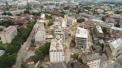 Mistechko Pidzamche RC: in section V-1 of the third stage of Novyi Fort complex, the roofing arrangement is in progress