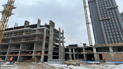 ЖК Nordica Residence: в другому будинку розпочали кладку стін